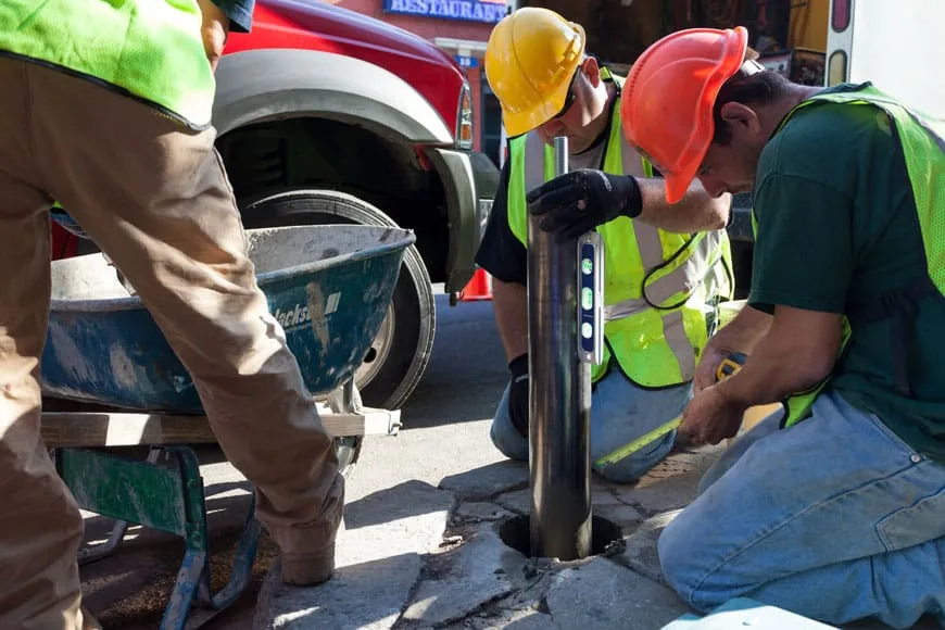 bollard installation